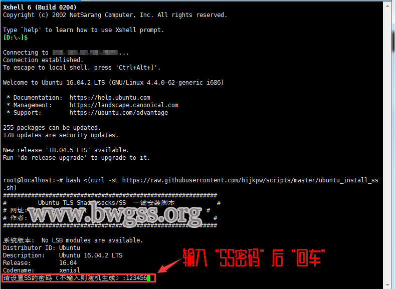 Ubuntu TLS 系统 Shadowsocks / SS 一键脚本安装教程