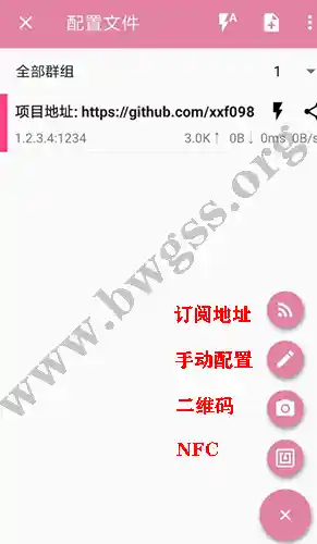 SSRRay 的配置管理页面截图。